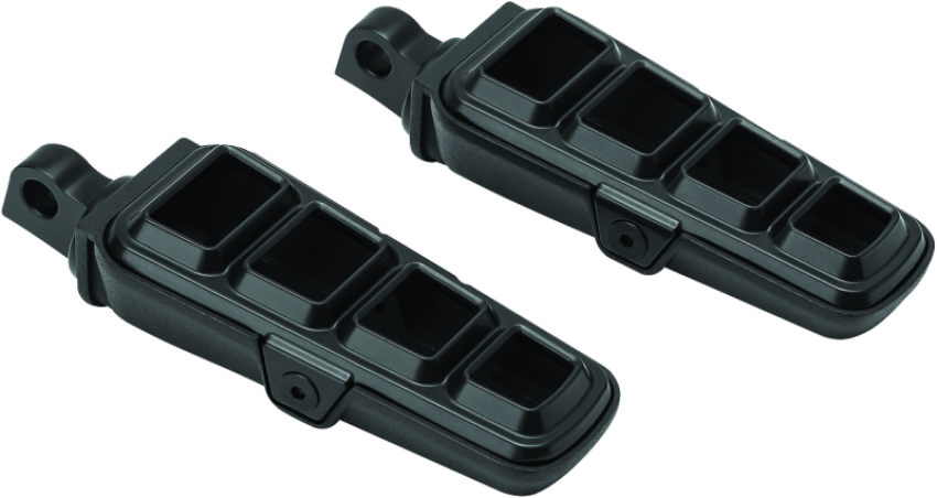 Kuryakyn 6667 Dillinger Pegs With Male Mount Adapter Satin Black
