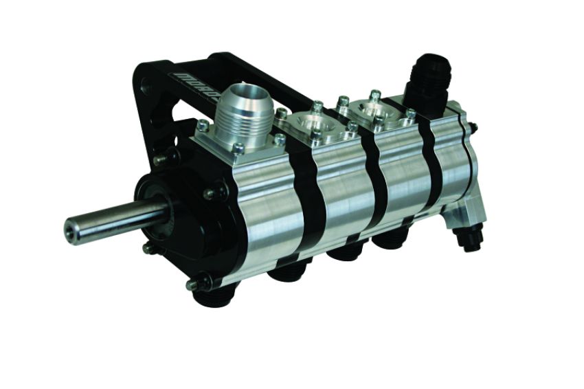 Moroso 22414 T3 Series 4 Stage Dry Sump Oil Pump - Tri-Lobe - Dual Mount - 1.200 Pressure