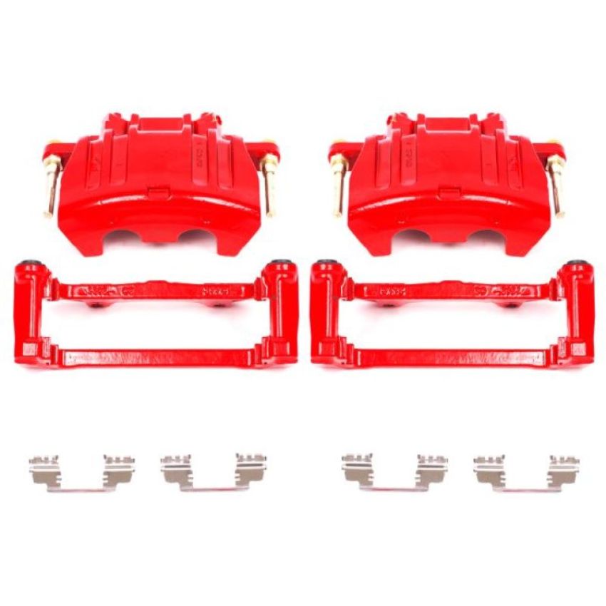 PowerStop S5016 Red Powder Coated Calipers