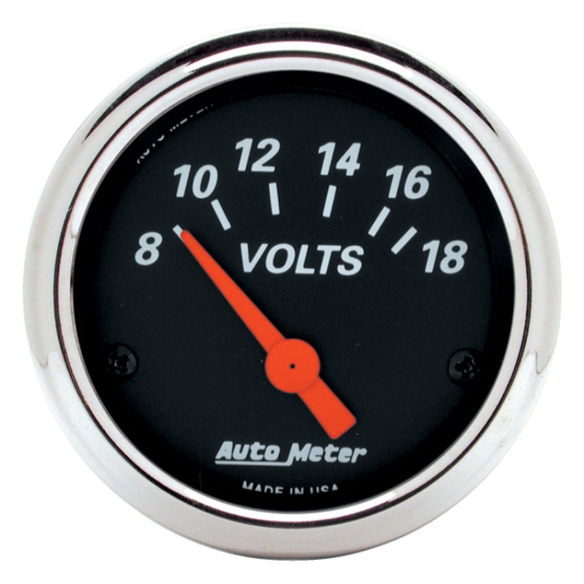 AUTOMETER ATM1483 2-1/16 D/B Voltmeter Gauge 8-18