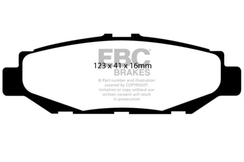 EBC Brakes DP2848 Greenstuff 2000 Series Sport Brake Pads
