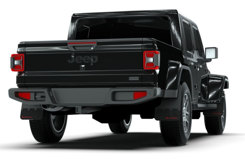 Rally Armor MF84-BLK-RD Black Mud Flap/Red Logo