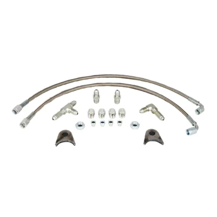 STRANGE STGP2384 Rear Brake Plumbing Kit w/3an Fittings