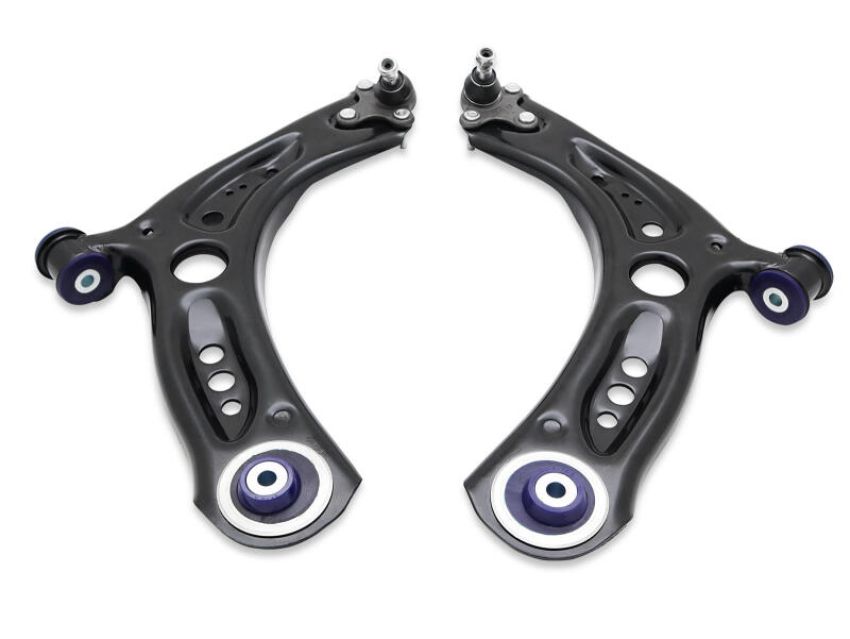 Superpro TRC1071 2015 Volkswagen Golf R Base Front Control Arm Lower Assembly Kit (Add. Positive Caster)