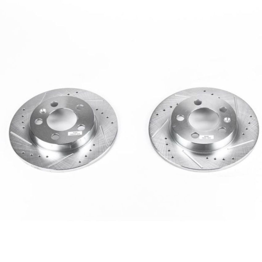PowerStop EBR657XPR PowerStop Evolution Performance Drilled, Slotted & Plated Brake Rotor Pair