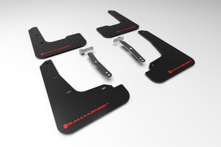Rally Armor MF69-UR-BLK-RD Black Mud Flap/Red Logo