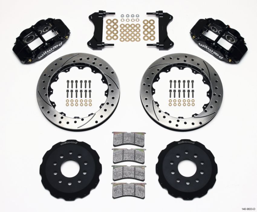Wilwood 140-9833-D Narrow Superlite 6R Front Hat Kit 13.06in Drilled 98-02 Camaro/Firebird