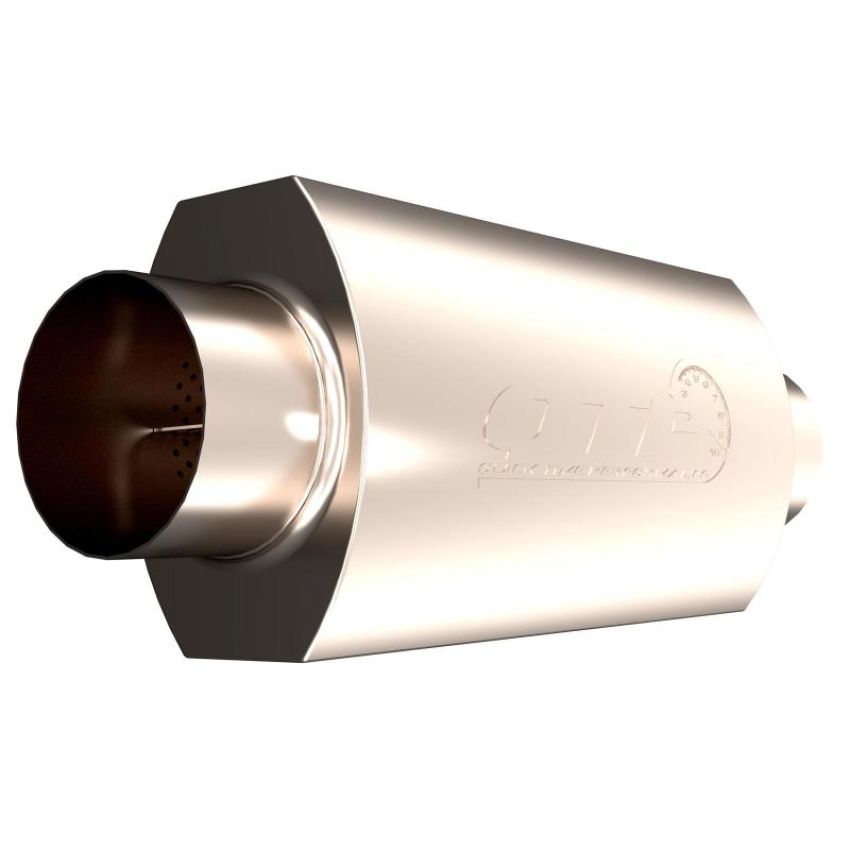 QTP 12400 4in Weld-On 304SS AR3 Muffler