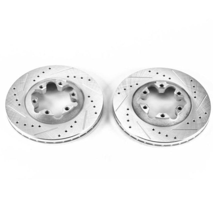 PowerStop AR8653XPR PowerStop Evolution Performance Drilled, Slotted & Plated Brake Rotor Pair