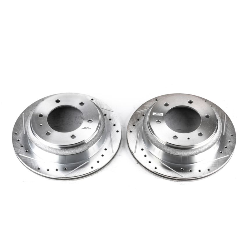 PowerStop JBR569XPR PowerStop Evolution Performance Drilled, Slotted & Plated Brake Rotor Pair