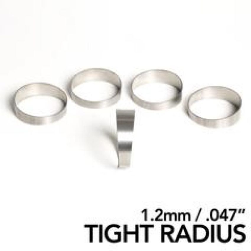 Ticon 109-08901-0014 Industries 3.5in 45 Degree 1D CLR 1mm/.039in Wall Titanium Pie Cuts - 5pk