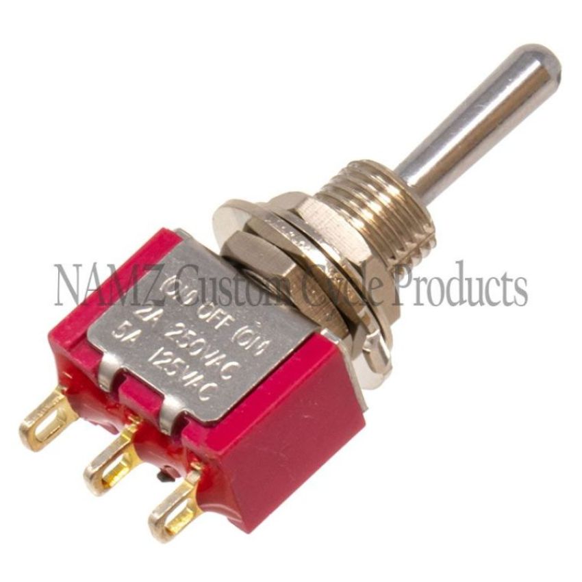NAMZ NMTS-02 Mini Air Ride Toggle Switch 5-AMP 1/4in. Hole