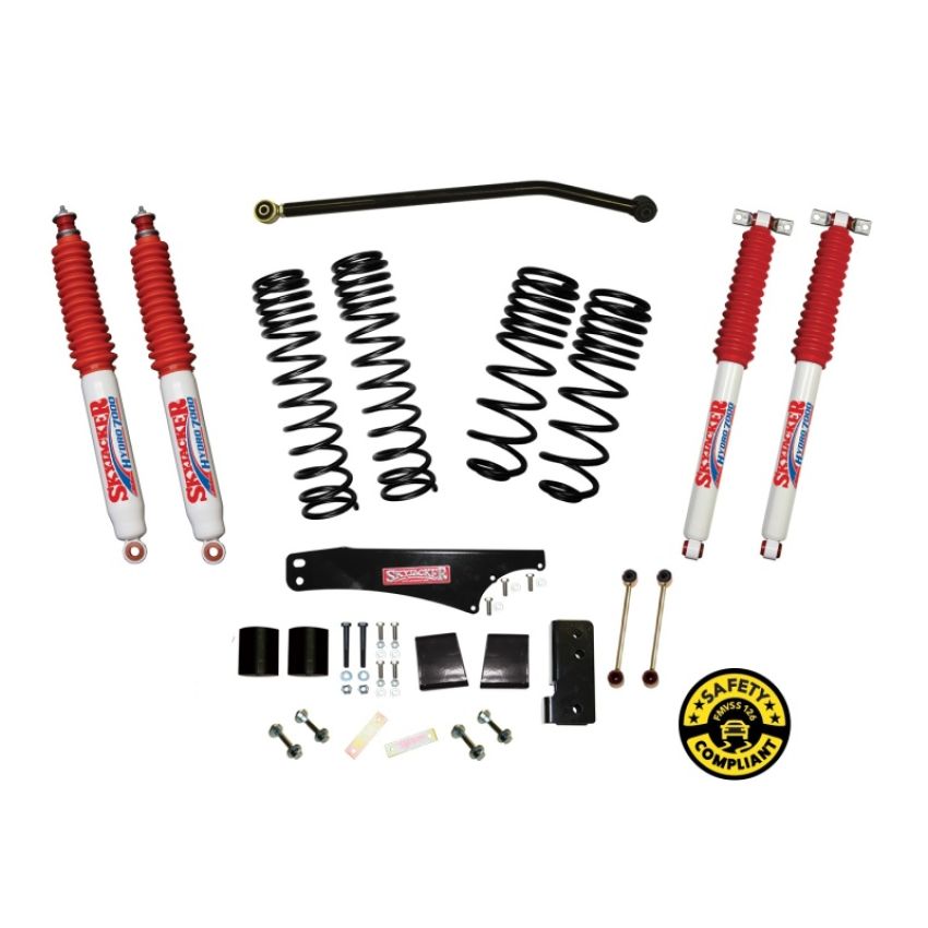 Skyjacker JK40BPHLT 2007-2018 Jeep Wrangler (JK) Suspension Lift Kit w/ Hydro Shocks