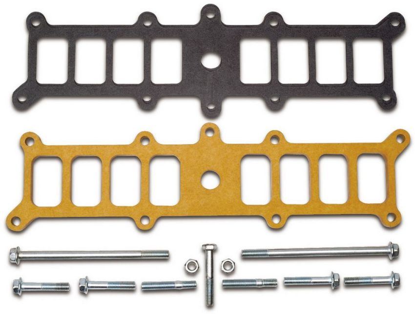 EDELBROCK EDE8727 Ford Manifold Spacer Kit Fits #'s 3821 & 7126