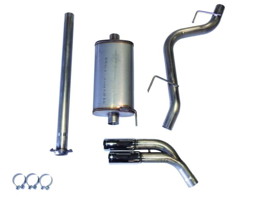 JBA 30-2544 15-20 Ford F-150 2/4WD 2.7L/3.5L/5.0L 304SS Dual Side Exit Cat-Back Exhaust