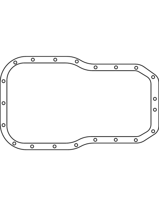 Cometic Gasket C4817-062 Cometic Toyota 2S-ELC/3S-FE/3S-GELC/3S-GTE/5S-FE/5S-FNE .062in Fiber Oil Pan Gasket