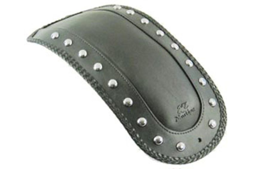 Mustang Motorcycle 78107 Mustang 05-21 Honda VT750 Aero, 07-14 VT750C Spirit, 10-21 Phantom Fender Bib w/Studs - Black