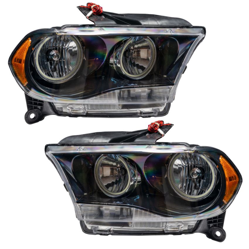 Oracle Lighting 7102-002 SMD Pre-Assembled Headlights, Halogen, Black Bezel, Blue