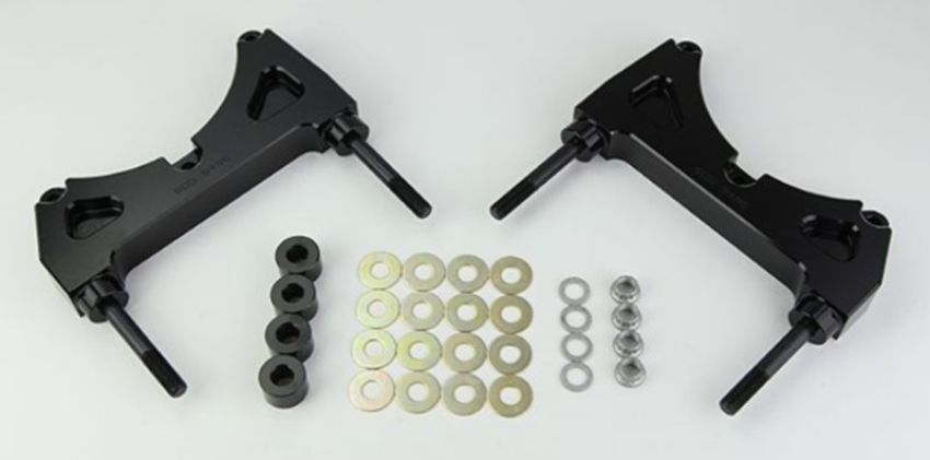 Wilwood 249-9633L/R Brackets (2) - w/Mounting Kit - SL4R - P-Brake Kit 14in Rotor