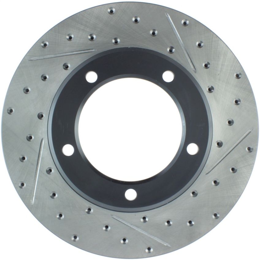 Stoptech 127.44086L Slotted & Drilled Sport Brake Rotor