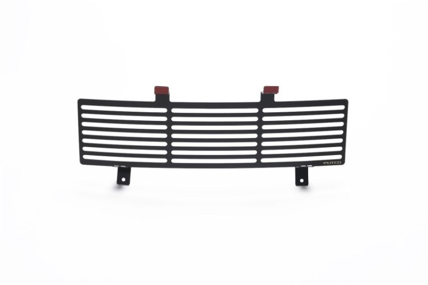 Putco 87165 11-16 Ford SuperDuty - Stainless Steel Black Bar Design Bumper Grille Inserts