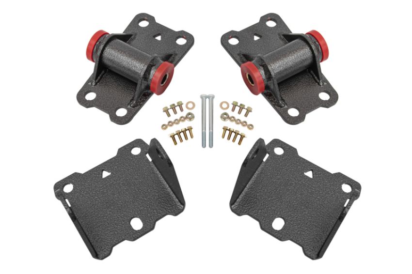 BMR Suspension MM460H Motor Mount Kit, Upper And Lower, Poly