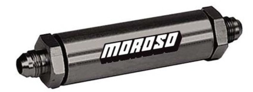 MOROSO MOR23850 In-Line Screened Oil Filter #10 AN Fittings