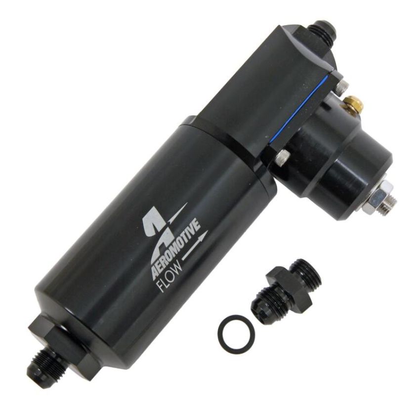 Aeromotive 13147 Universal Filter Combo EFI Regulator 10 Micron AN-06 Flare