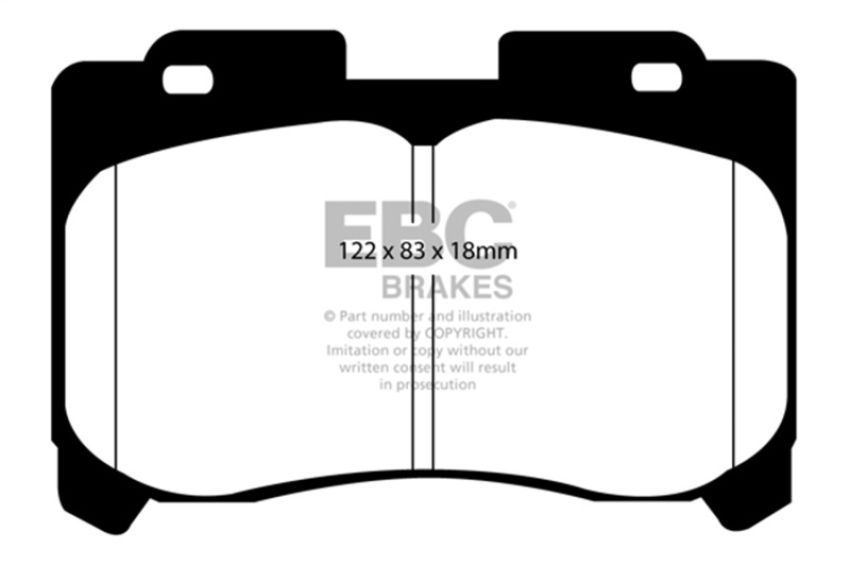 EBC Brakes DP31004C Redstuff Ceramic Low Dust Brake Pads