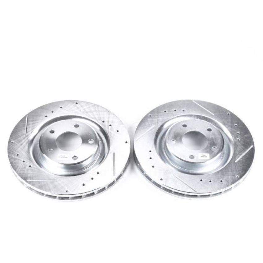 PowerStop AR82100XPR PowerStop Evolution Performance Drilled, Slotted & Plated Brake Rotor Pair