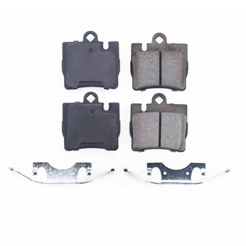 PowerStop 17-848 PowerStop - Z17 Low-Dust Ceramic Brake Pads with Hardware