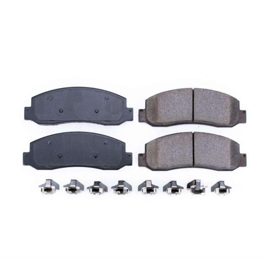 PowerStop 17-1069 PowerStop - Z17 Low-Dust Ceramic Brake Pads with Hardware