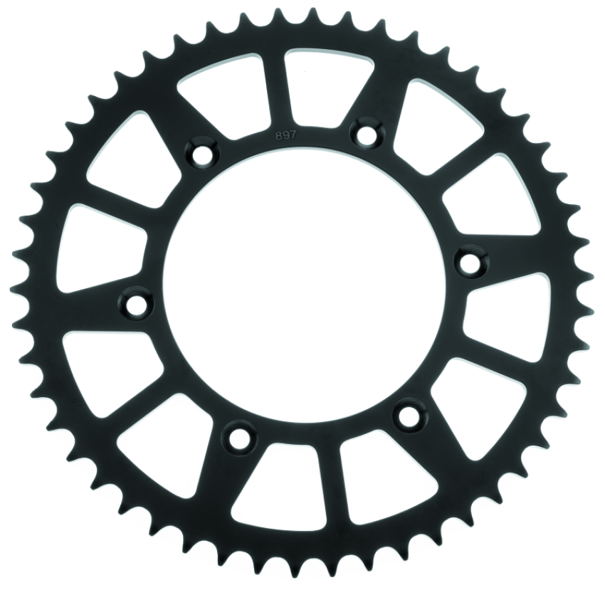 BikeMaster 965218 Husaberg Rear Steel Sprocket 520 52T - Black