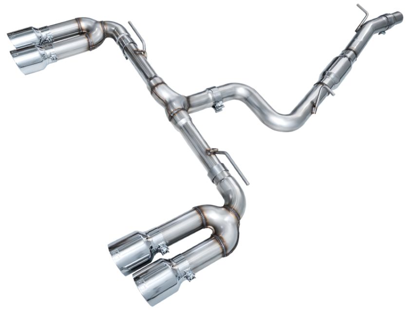 AWE Tuning 3020-42897 AWE 22-24 Audi 8Y S3 Track Edition Exhaust  - Chrome Silver Tips
