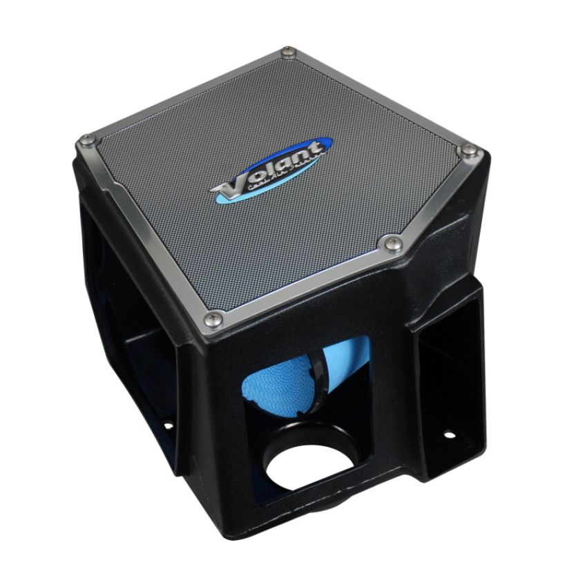 Volant 152436 Volant air intake systems utilize a high-velocity venturi filter adapter which provides a smooth transition through the MAF sensor into the intake tube for a much needed airflow improvement over the factory rubber tubing and resonator box.