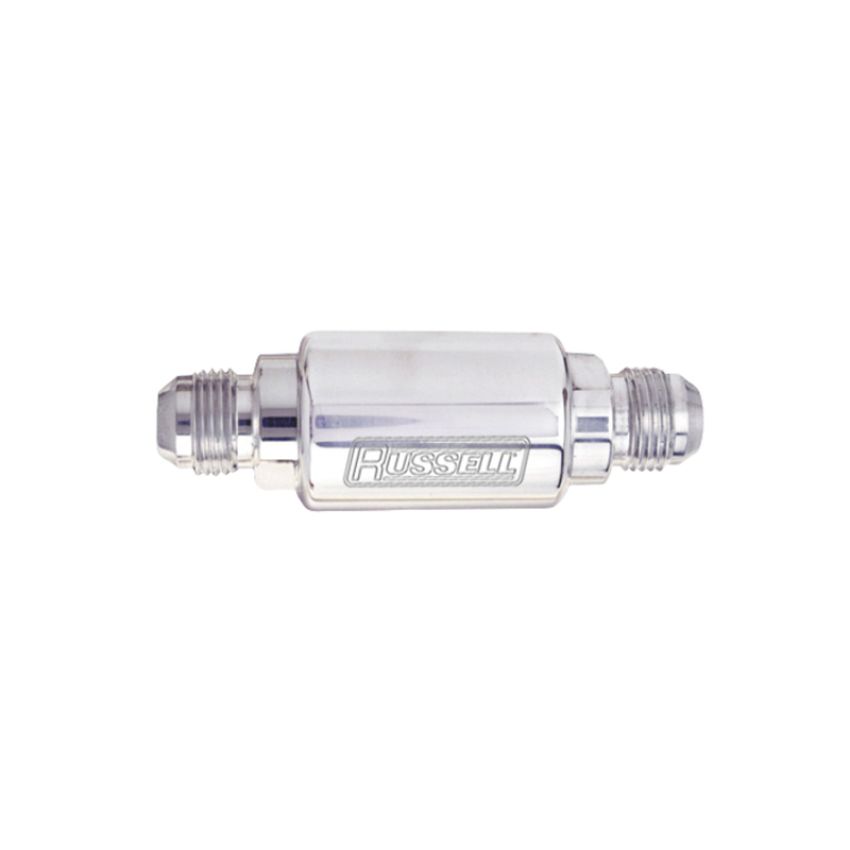 Russell 650200 Performance Polished Aluminum (3in Length 1-1/4in dia. -6 x 3/8in male NPT inlet/outlet)