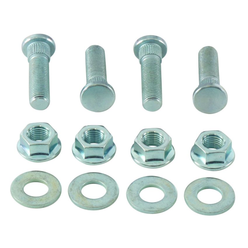 QuadBoss 608276 10-14 Polaris Ranger 400 4x4 Front Wheel Stud & Nut Kit