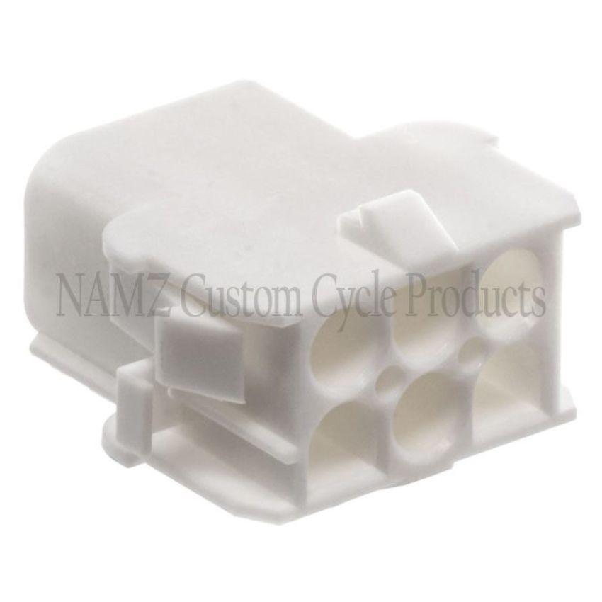NAMZ NA-350781-1 AMP Mate-N-Lock 6-Position Male Wire Cap Connector w/Wire Seal