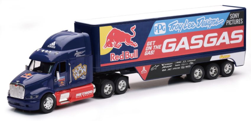 New Ray Toys 11053 Redbull TLD GASGAS Race Team Truck/ Scale - 1:32