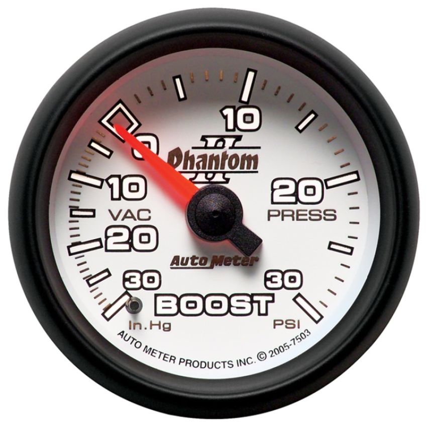 AutoMeter 7503 GAUGE, VAC/BOOST, 2 1/16