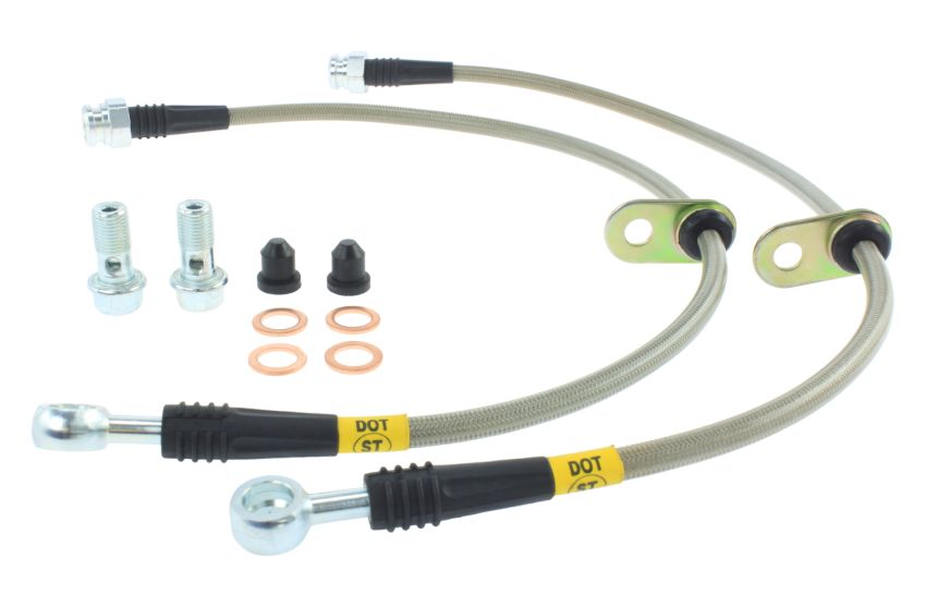 StopTech 09 Acura TSX / 08 Honda EX/EX-L / 09 Accord Coupe & Sedan Stainless Steel Front Brake Lines