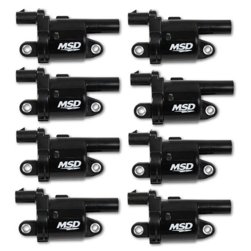 MSD IGNITION MSD826883 Coil Black Round GM V8 2014-Up 8pk