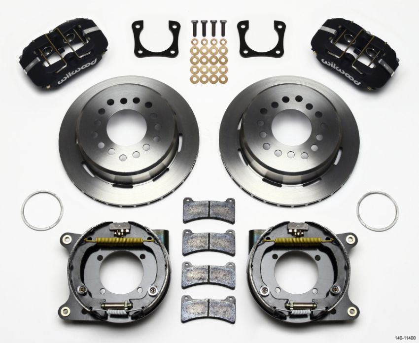 Wilwood 140-11400 Dynapro Low-Profile 11.00in P-Brake Kit Chevy 12 Bolt Spcl 2.81in Off Stag Mount