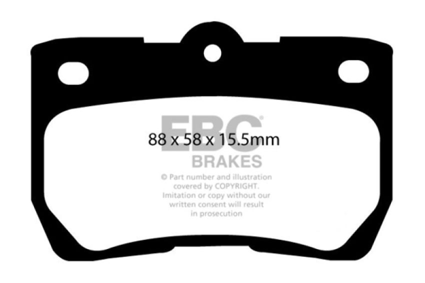 EBC Brakes DP31586C Redstuff Ceramic Low Dust Brake Pads