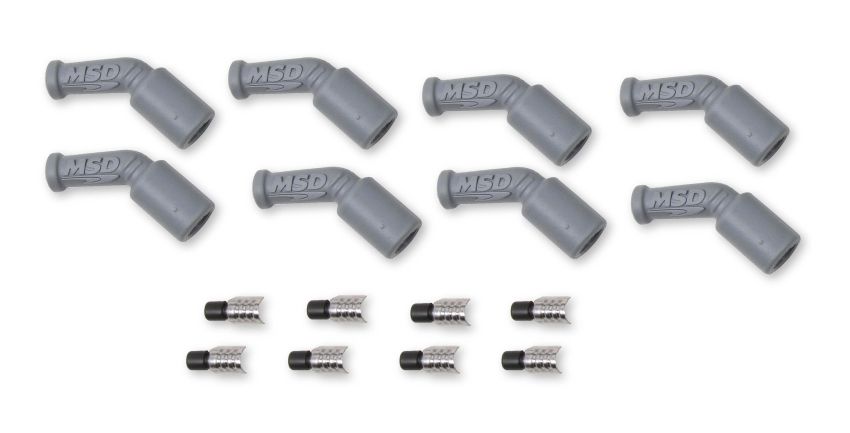MSD IGNITION MSD33048 LS1 45 Degree Boot & Terminal Kit  (8pk)