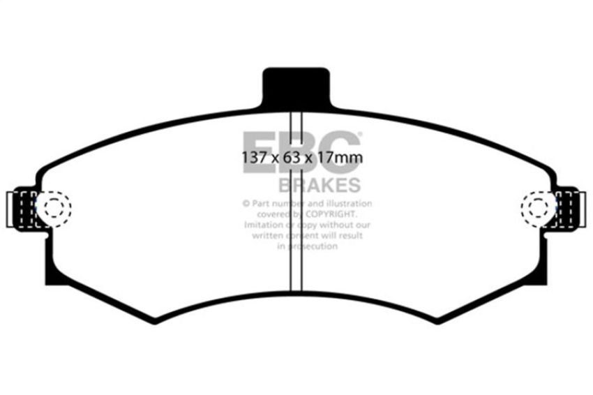 EBC Brakes UD941 Ultimax OEM Replacement Brake Pads