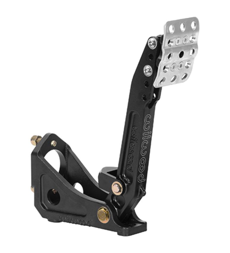 Wilwood 340-16378 Adjustable Single Clutch Pedal - Floor Mount - 5.25-6:1