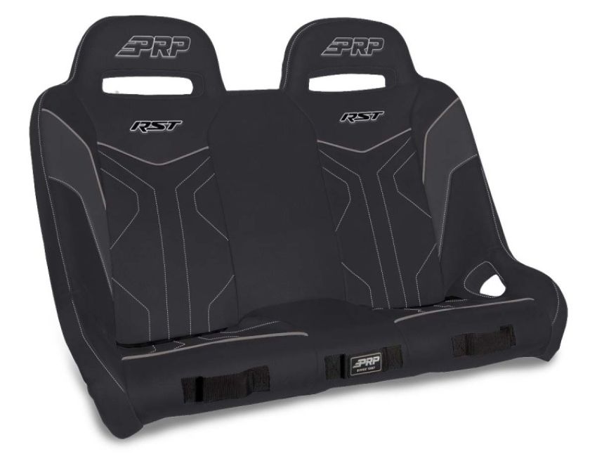 PRP Seats A4901-203 PRP Polaris RZR XP4 1000/XP4 Turbo/XP4 Turbo S RST Rear Suspension Bench- Black/Grey