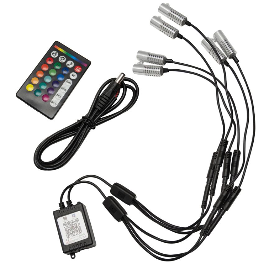 Oracle Lighting 4231-333-6 ColorSHIFT(tm) Fiber Optic Dash Kit, 6-PCS