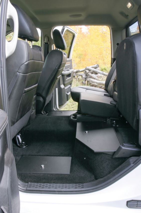 Tuffy Products 311-01 Tuffy Ram Trucks Crew Cab Infloor Lid W/ Keyed Lock
